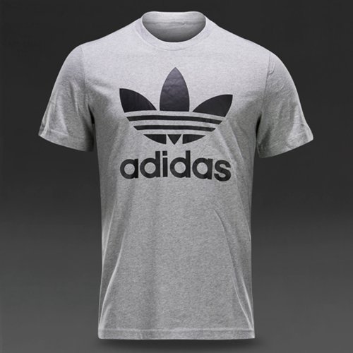 Adidas Originals Original Trefoil Tee Medium Grey Heather for Men